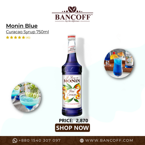 Monin Blue Curacao Syrup 750ml
