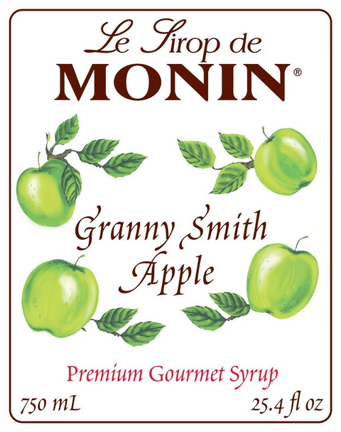 Monin Granny Smith Apple Syrup 750ml