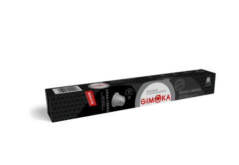 Gimoka Gran Crema Aluminum Coffee Capsules – 10 Pcs