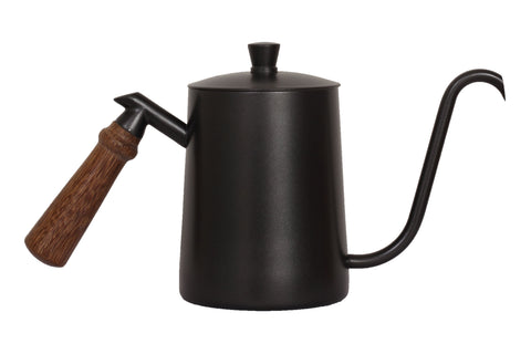 Coffee Pour over Kettle-600ml (Wood Handle) | Teflon SS304